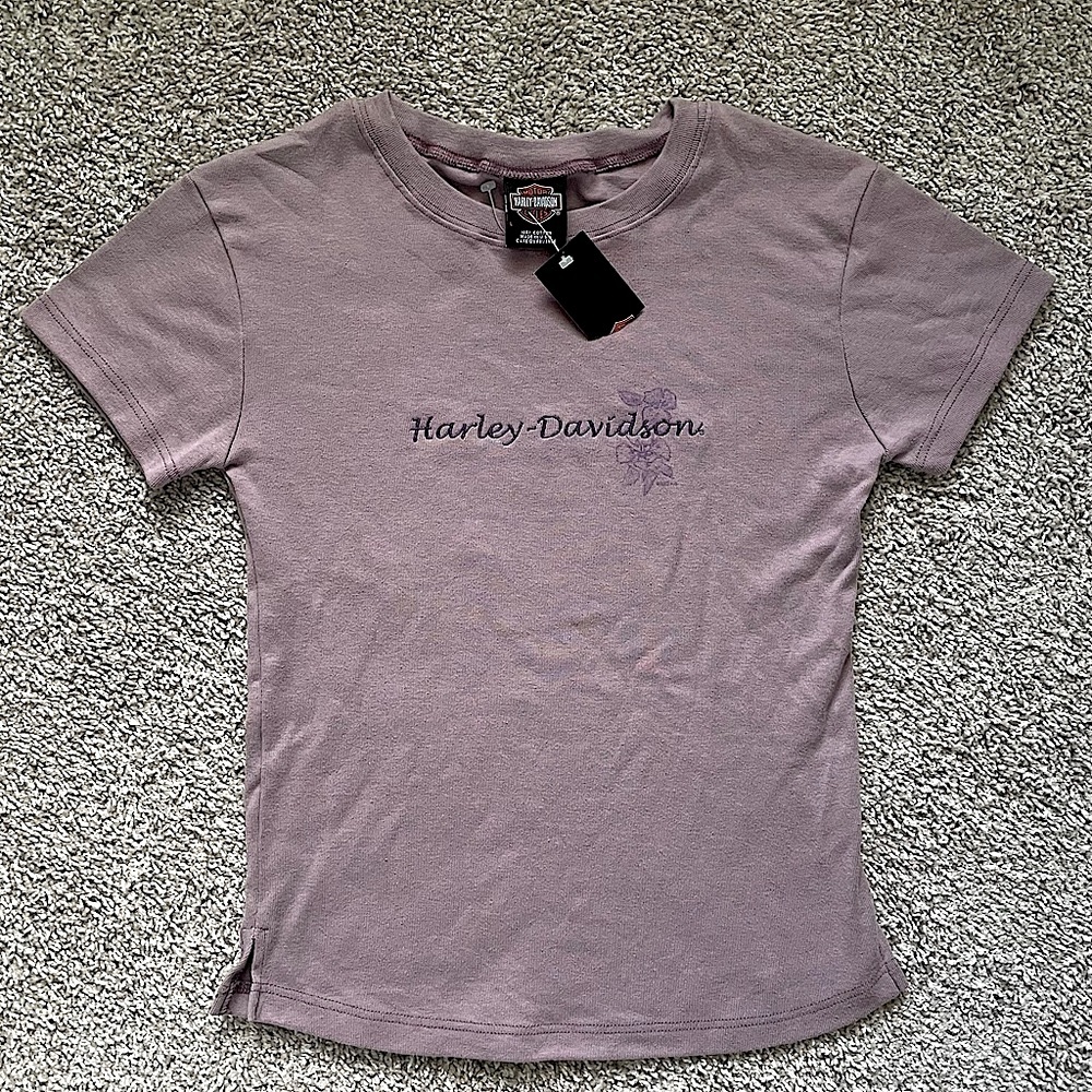 Harley-Davidson Purple Short Sleeve Tee